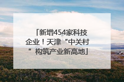 新增454家科技企业！天津“中关村”构筑产业新高地
